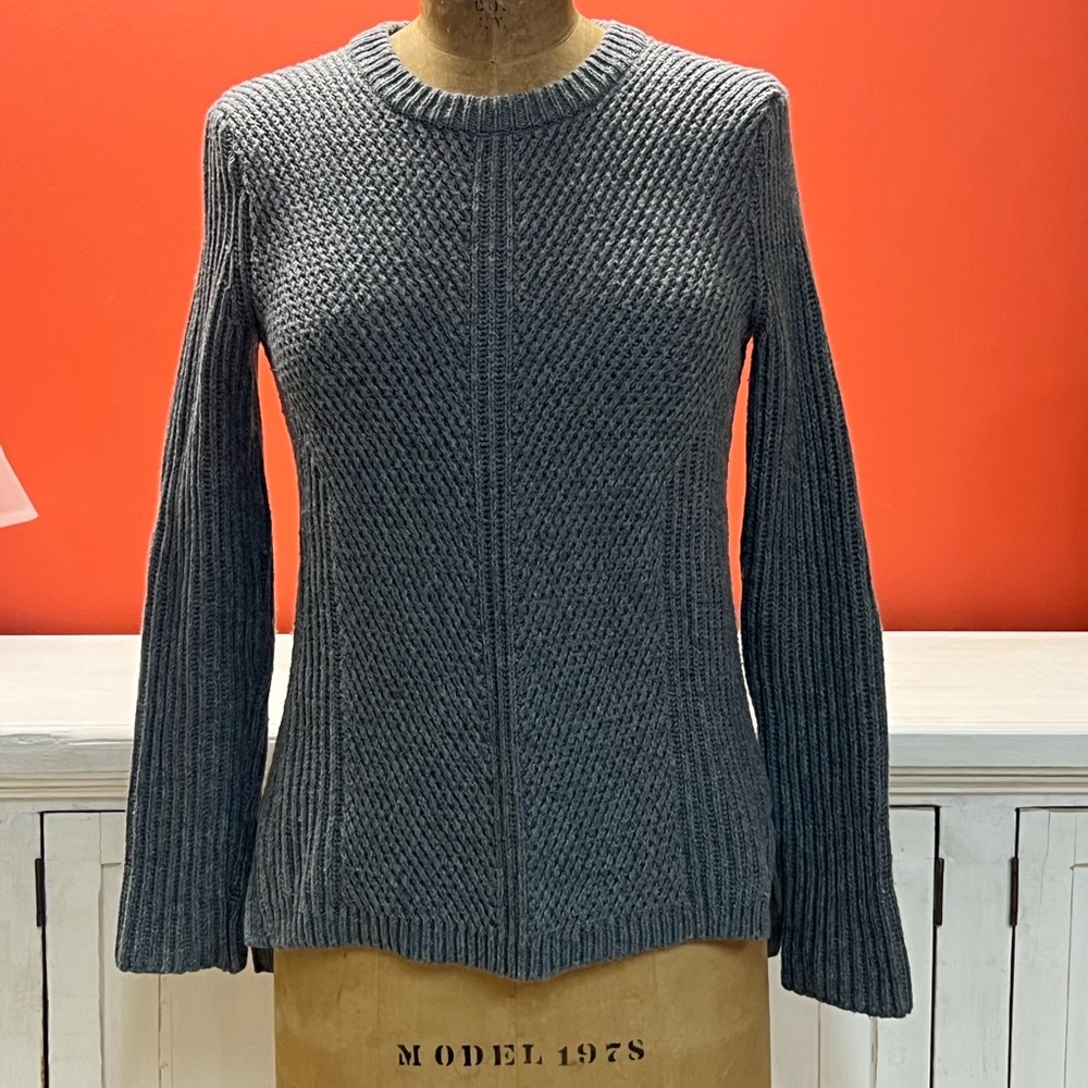Madewell Grey knit sweater.